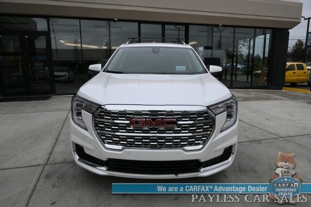 2024 GMC Terrain Denali / AWD / Tech & Premium Pkg / Auto Start / Heated & Cooled Leather Seats / Heated Steering / NAV / Bose / Adaptive Cruise / Lane Depart & Blind Spot / Alert / Apple CarPlay & Android Auto / 1-Owner Anchorage AK