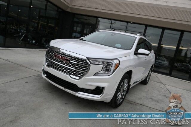 2024 GMC Terrain Denali / AWD / Tech & Premium Pkg / Auto Start / Heated & Cooled Leather Seats / Heated Steering / NAV / Bose / Adaptive Cruise / Lane Depart & Blind Spot / Alert / Apple CarPlay & Android Auto / 1-Owner Anchorage AK