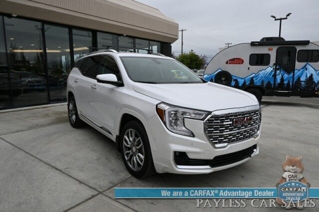 2024 GMC Terrain Denali / AWD / Tech & Premium Pkg / Auto Start / Heated & Cooled Leather Seats / Heated Steering / NAV / Bose / Adaptive Cruise / Lane Depart & Blind Spot / Alert / Apple CarPlay & Android Auto / 1-Owner Anchorage AK