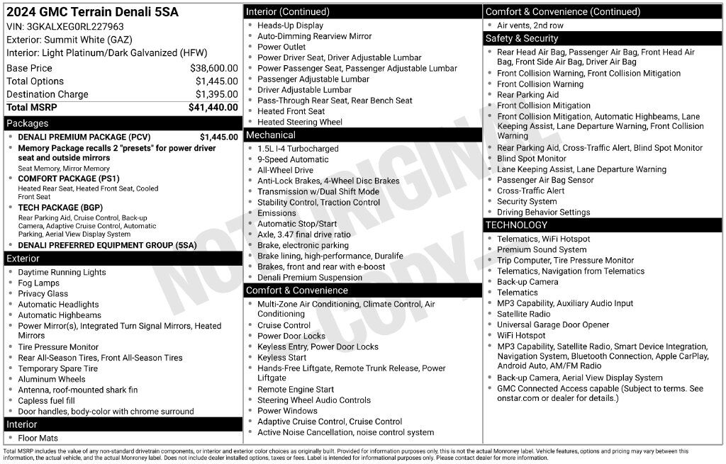 2024 GMC Terrain Denali Tucson AZ