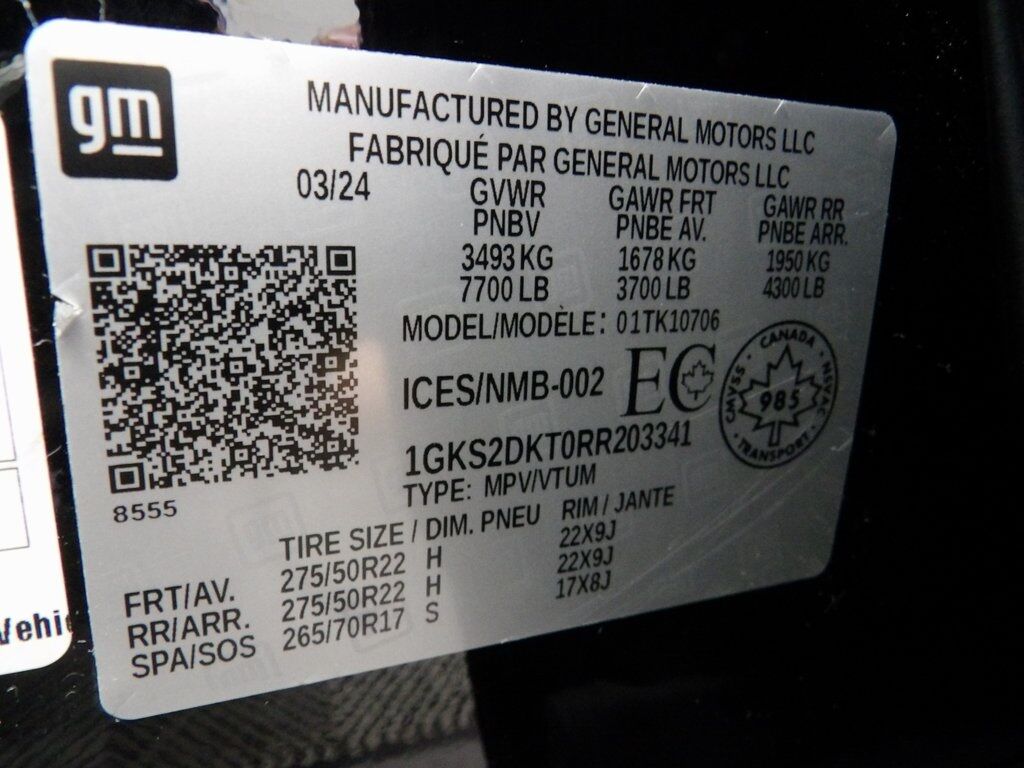 2024 GMC Yukon Denali 4WD 7 Passenger Fond du Lac WI