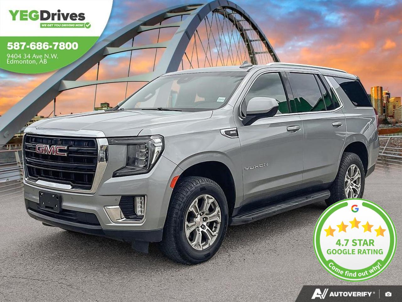 Silver 2024 GMC Yukon SLE 4WD SUV / Crossover Four-Wheel Drive