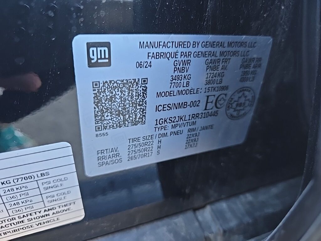 2024 GMC Yukon XL Denali 4WD 7 Passenger Fond du Lac WI