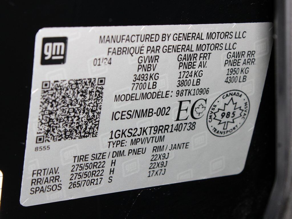 2024 GMC Yukon XL Denali 4WD 7 Passenger Fond du Lac WI