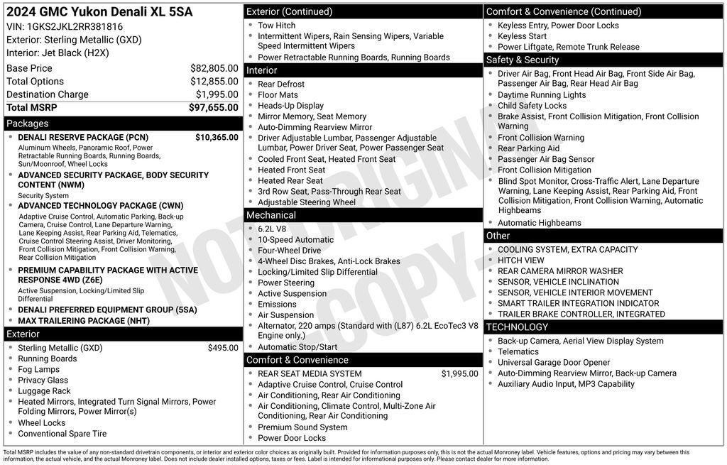 2024 GMC Yukon XL Denali Tucson AZ