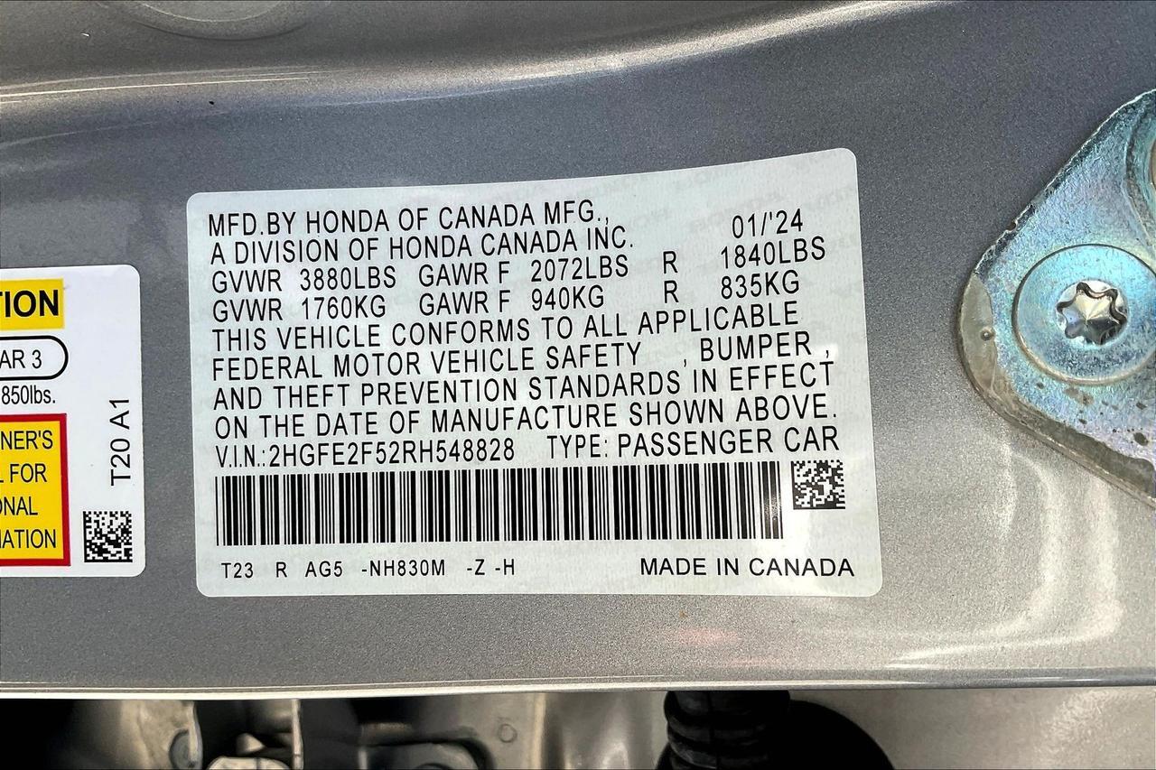 2024 HONDA CIVIC SPORT Houston TX