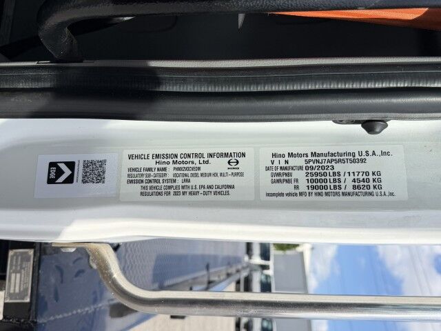 2024 Hino L6 22' Jerr-Dan Rollback Car Carrier Truck Miami FL