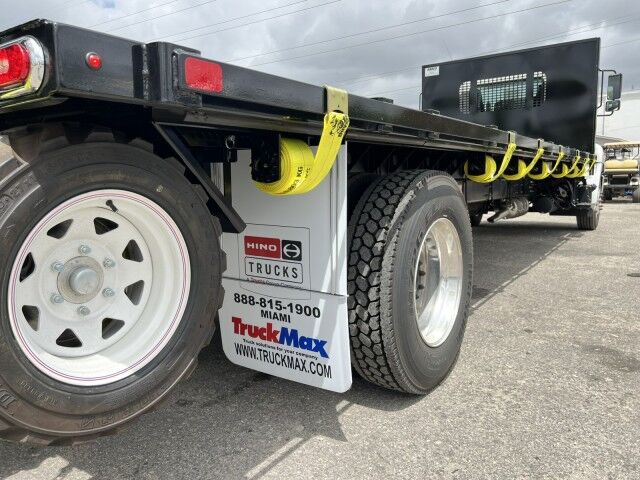 2024 Hino L7 24' Steel BABCO Flatbed Truck with 4K Donkey Truck Mounted Fork Homestead FL