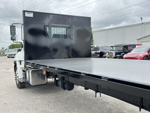 2024 Hino L7 24' Steel BABCO Flatbed Truck with 4K Donkey Truck Mounted Fork Homestead FL