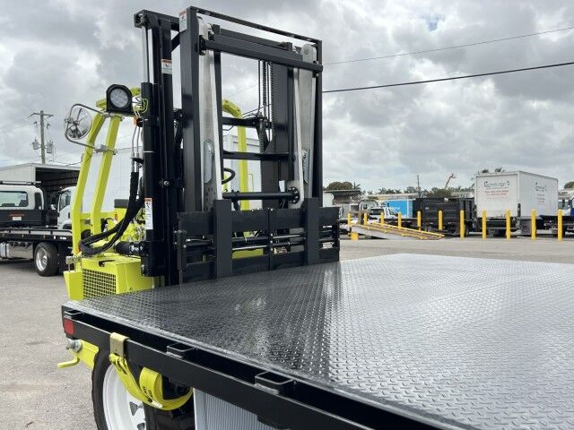 2024 Hino L7 24' Steel BABCO Flatbed Truck with 4K Donkey Truck Mounted Fork Homestead FL