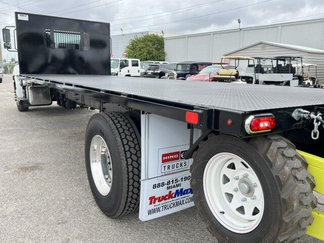 2024 Hino L7 24' Steel BABCO Flatbed Truck with 4K Donkey Truck Mounted Fork Homestead FL