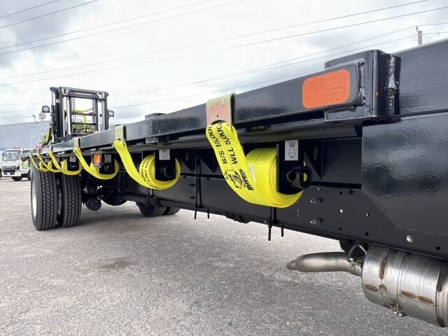 2024 Hino L7 24' Steel BABCO Flatbed Truck with 4K Donkey Truck Mounted Fork Homestead FL