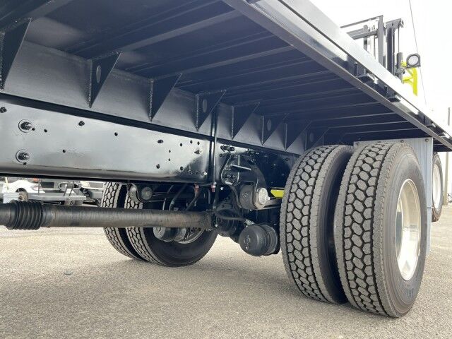 2024 Hino L7 24' Steel BABCO Flatbed Truck with 4K Donkey Truck Mounted Fork Homestead FL