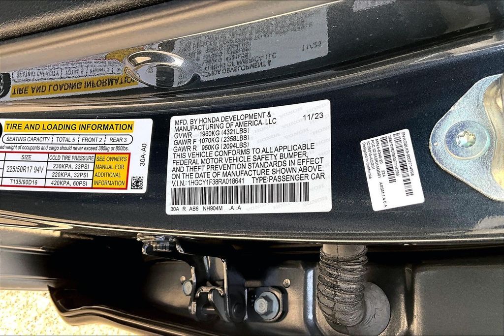 2024 Honda Accord EX OR
