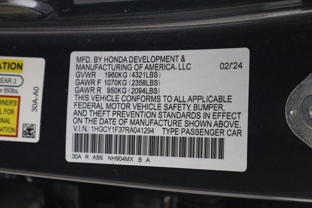 2024 Honda Accord EX Raleigh NC