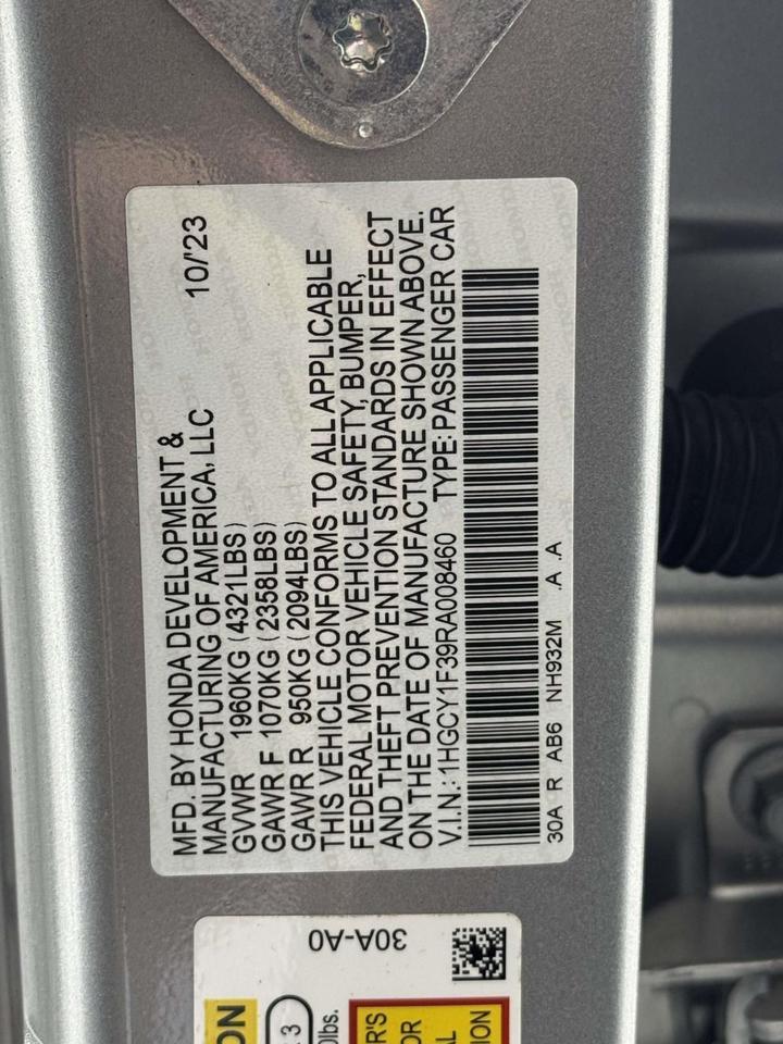 2024 Honda Accord EX Fredericksburg VA