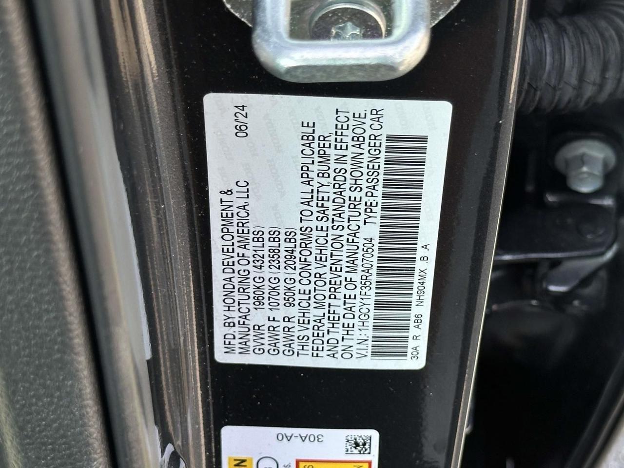 2024 Honda Accord EX Alexandria VA