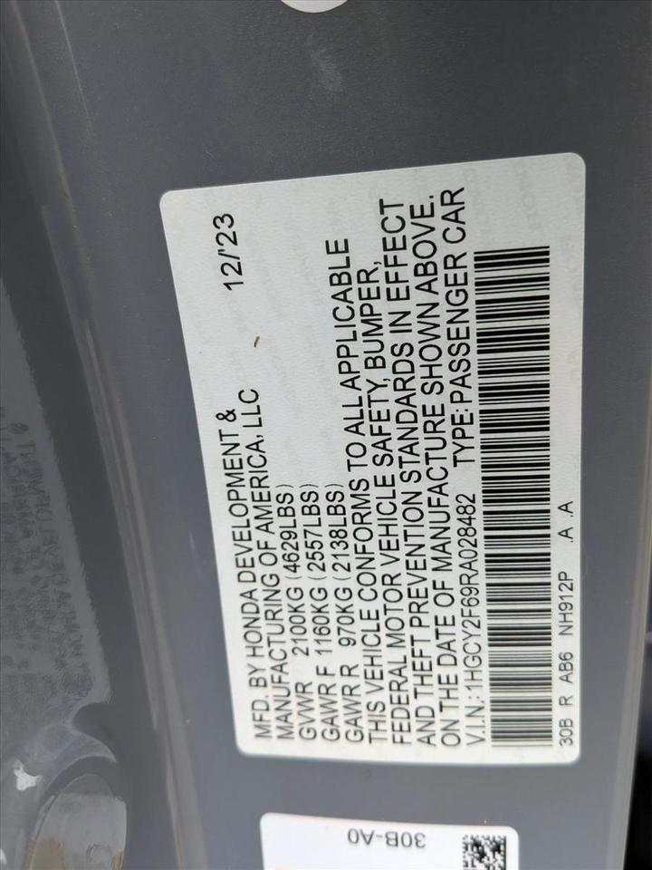 2024 Honda Accord Hybrid EX-L Roseville CA