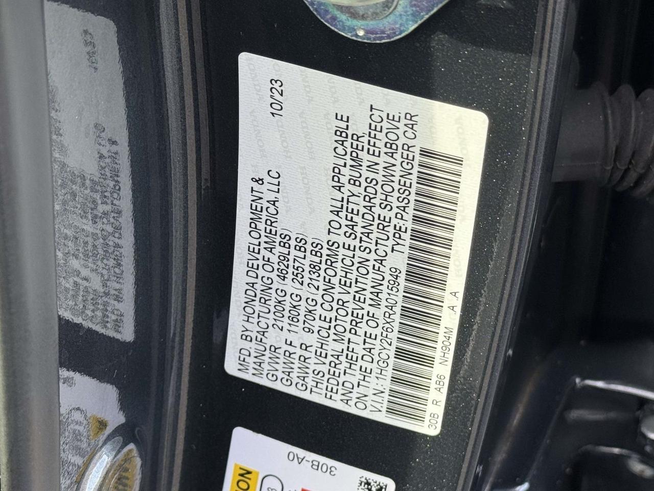 2024 Honda Accord Hybrid EX-L Alexandria VA