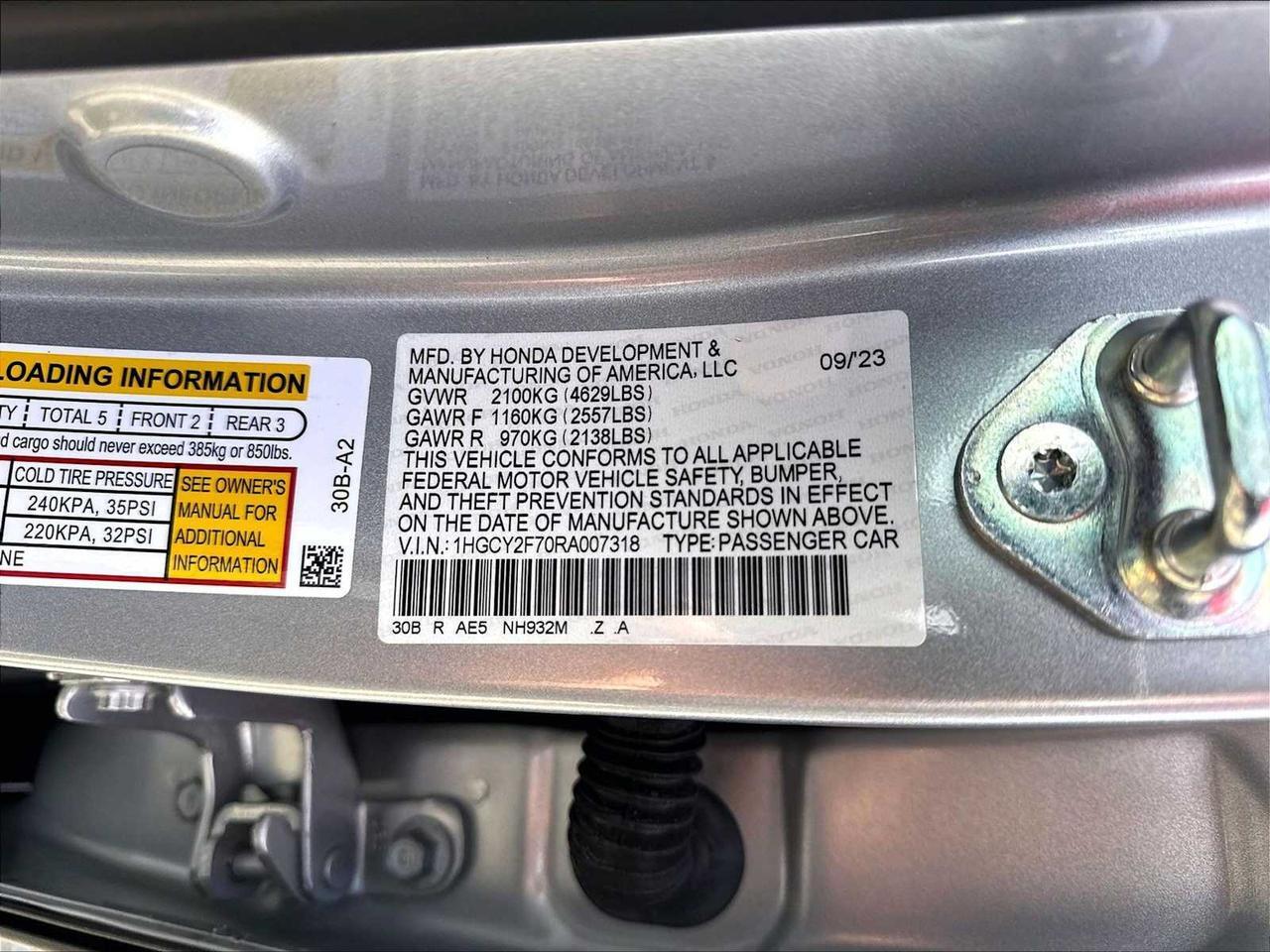2024 Honda Accord Hybrid Sport-L Roseville CA