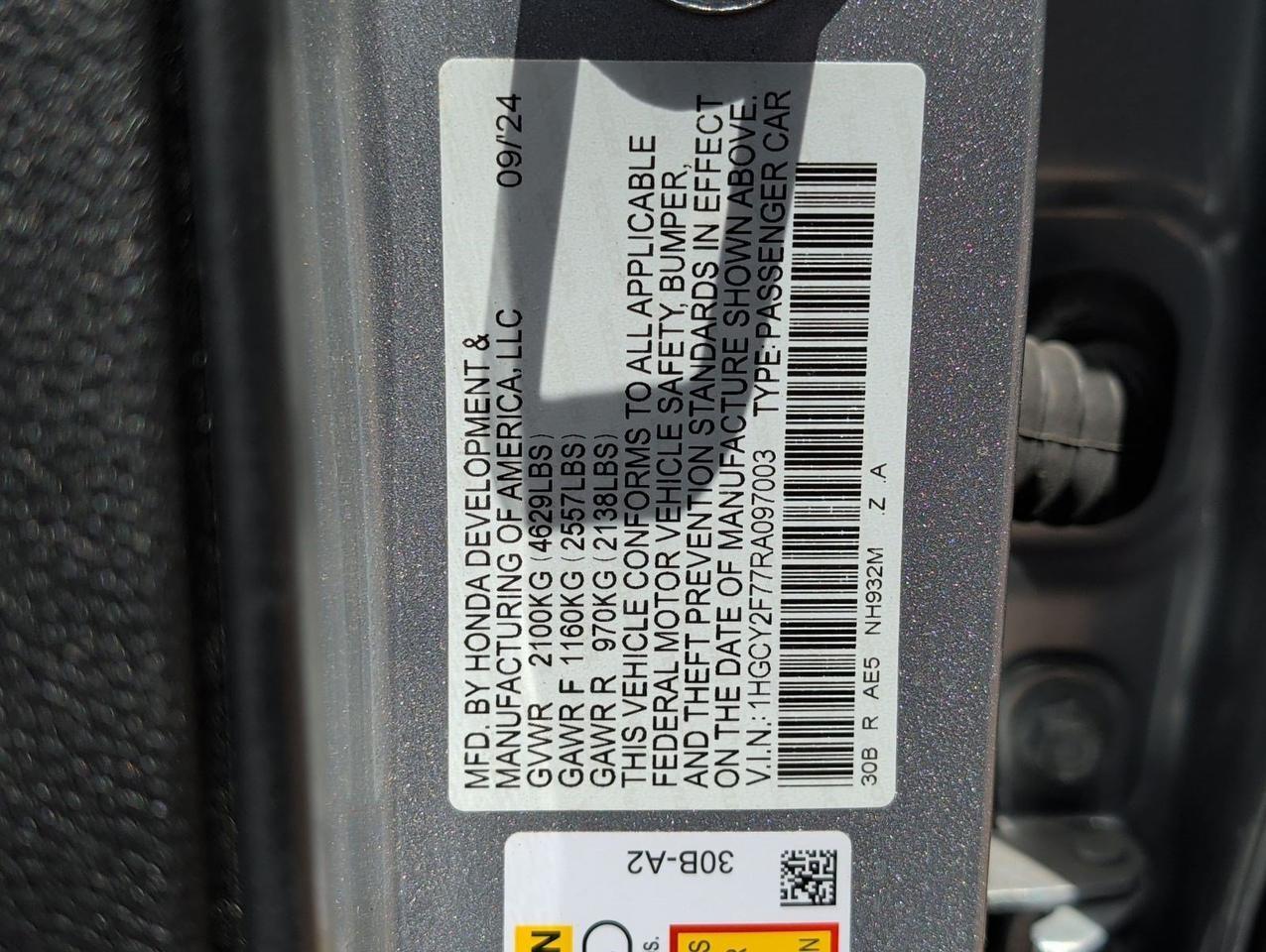2024 Honda Accord Hybrid Sport-L San Juan TX