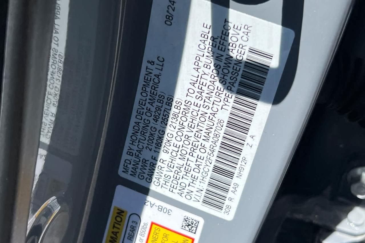2024 Honda Accord Hybrid Sport Roseville CA