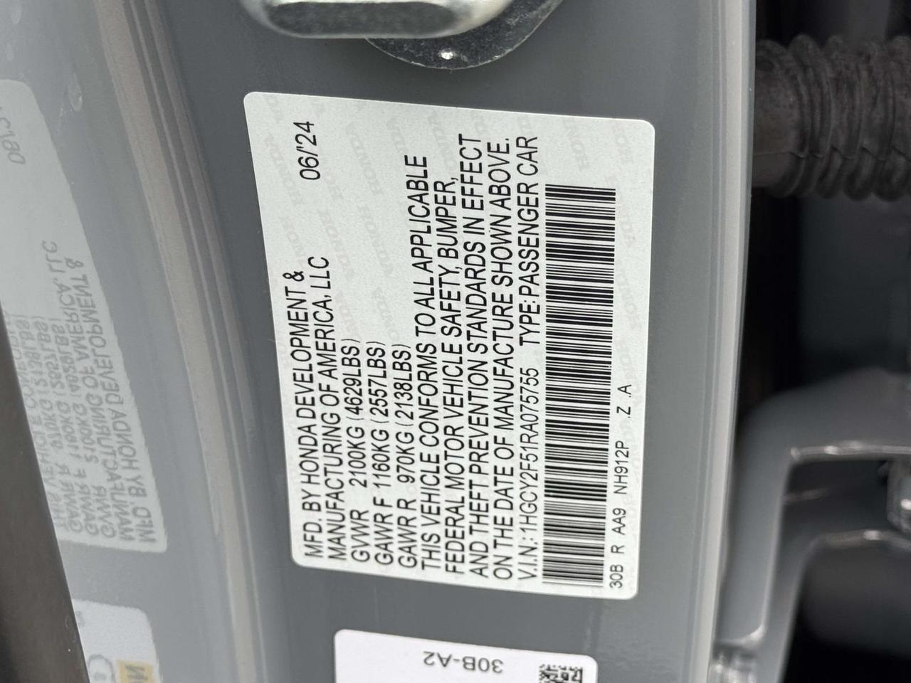 2024 Honda Accord Hybrid Sport Alexandria VA