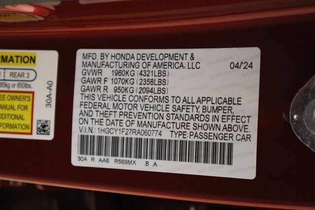 2024 Honda Accord LX Raleigh NC