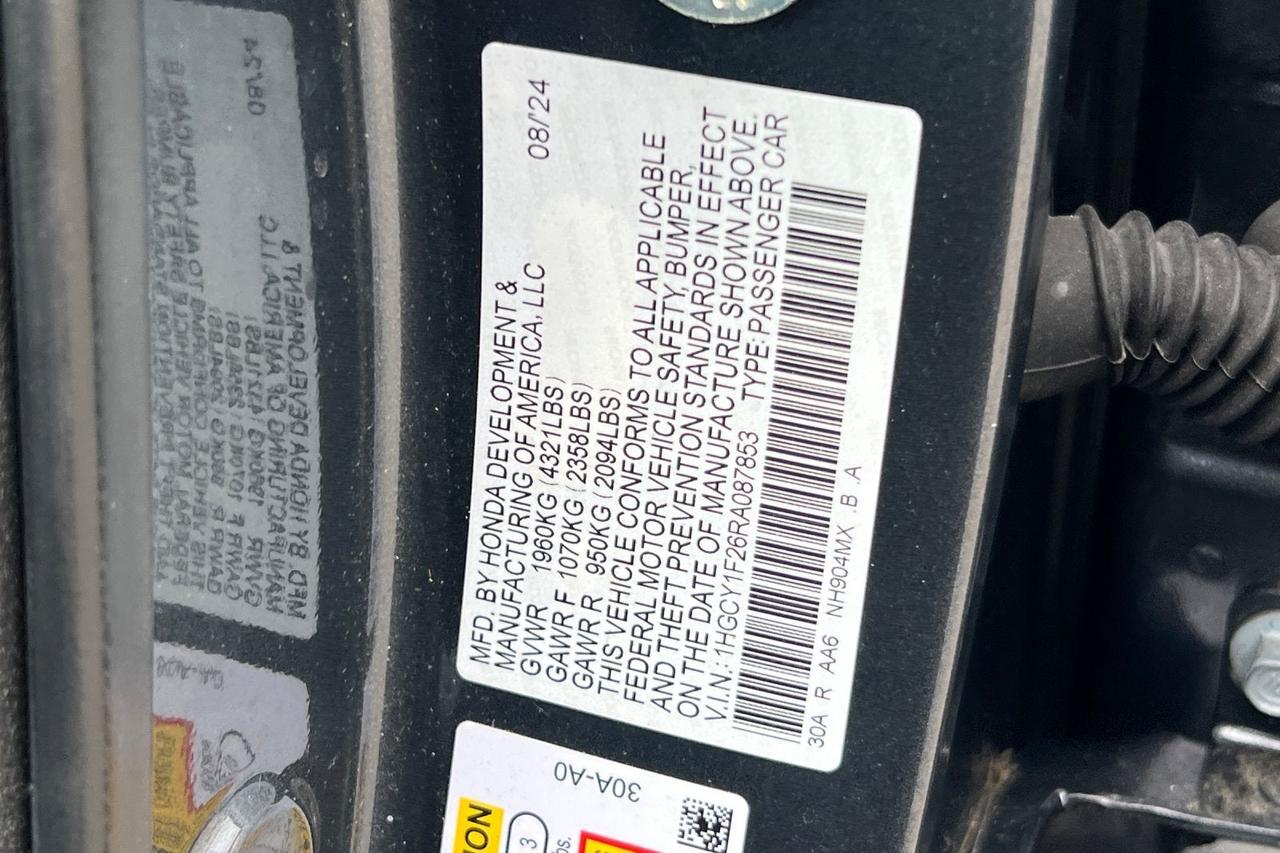 2024 Honda Accord LX Roseville CA