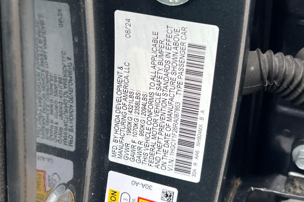 2024 Honda Accord LX Roseville CA