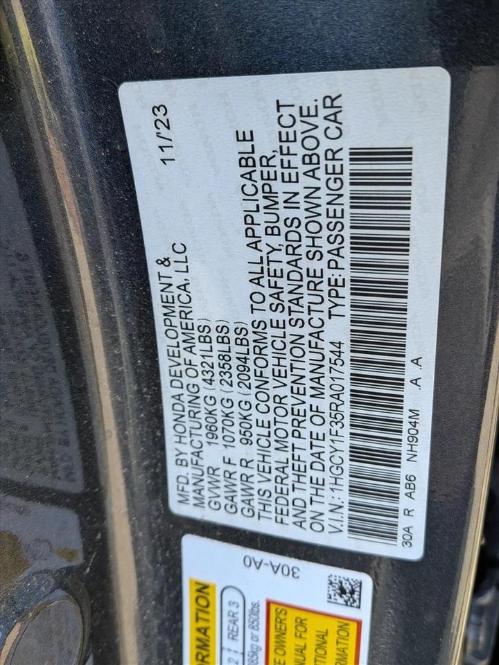 2024 Honda Accord Sedan EX Roseville CA