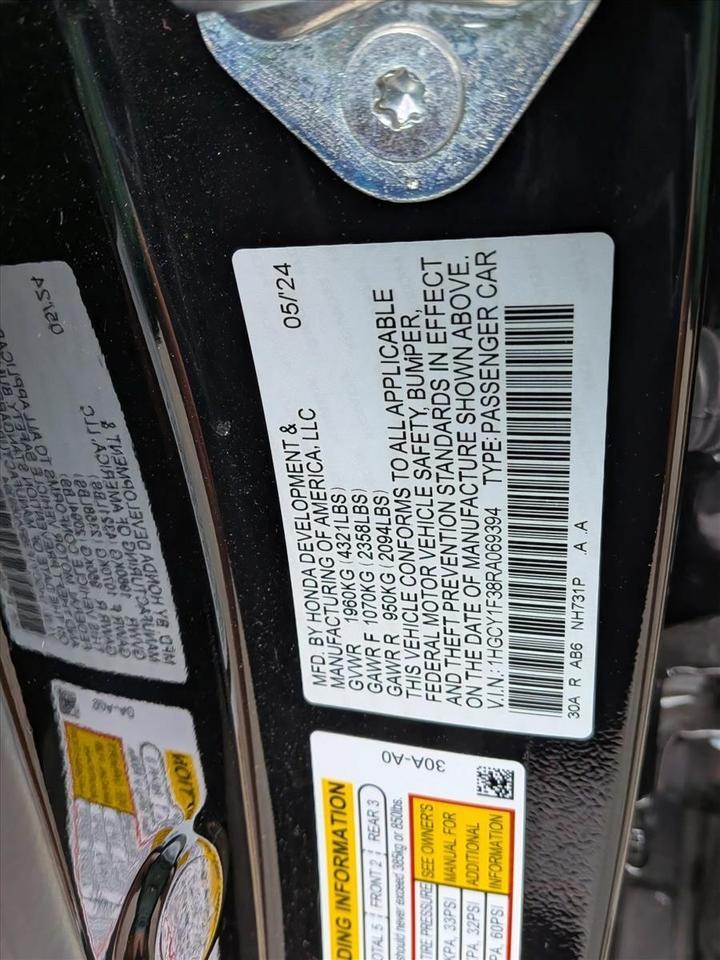 2024 Honda Accord Sedan EX Roseville CA