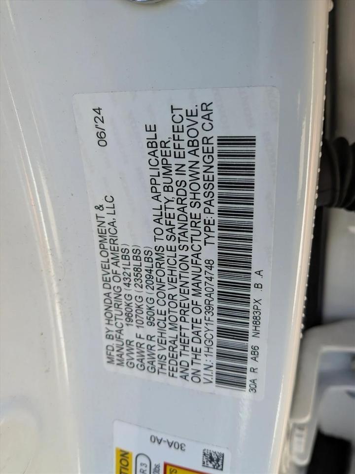 2024 Honda Accord Sedan EX Roseville CA