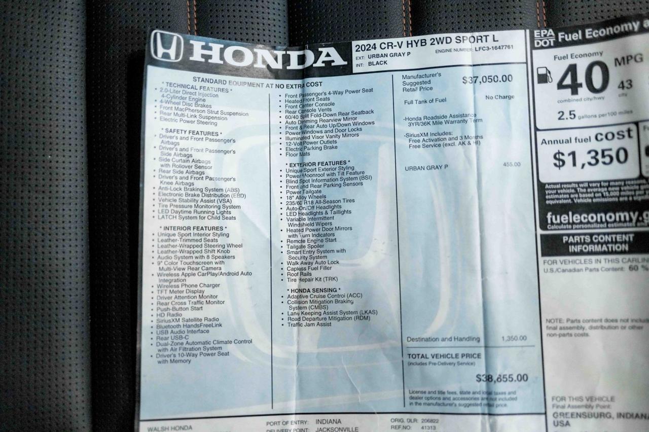 2024 Honda CR-V Hybrid Sport-L