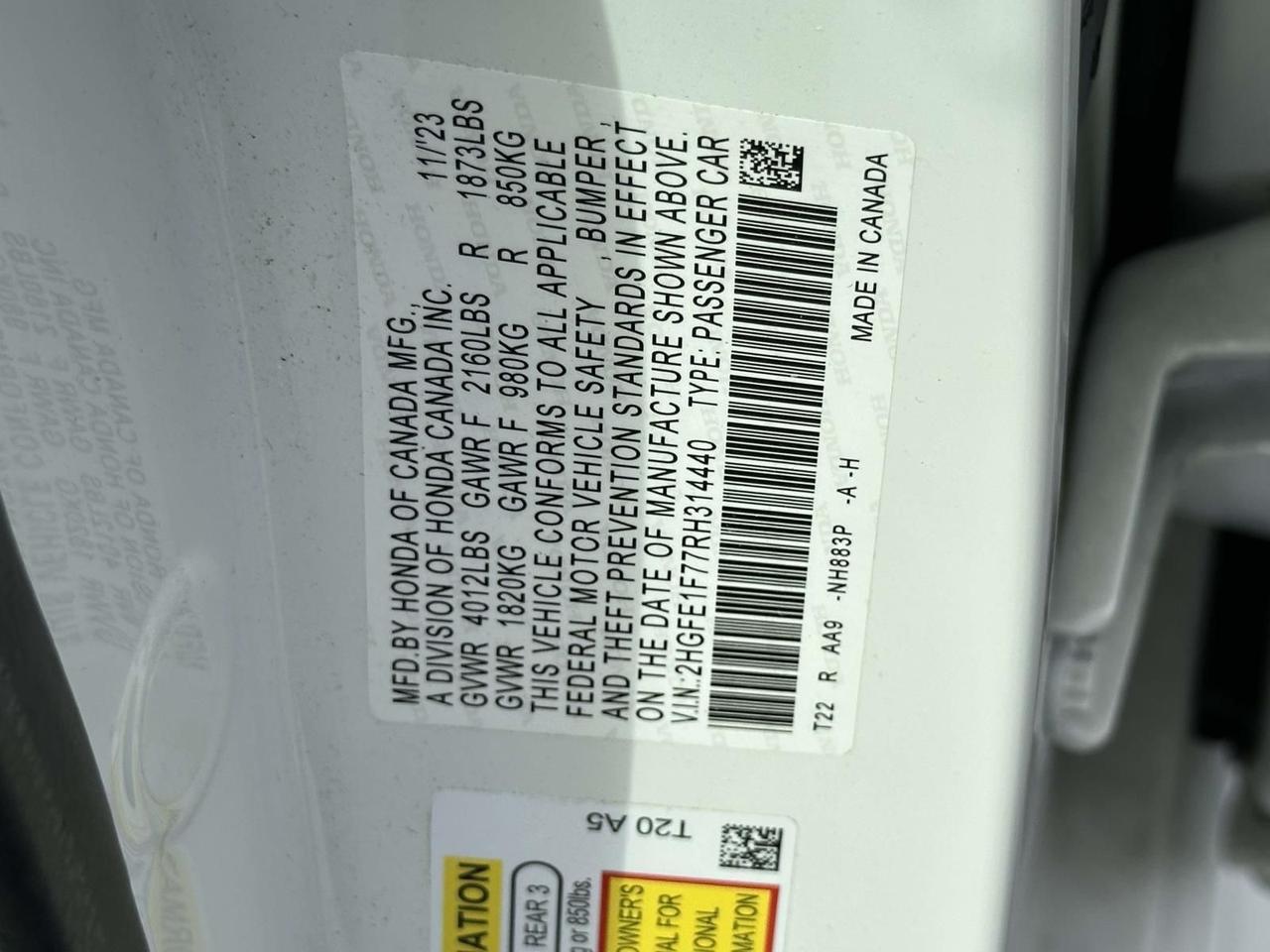 2024 Honda Civic EX Alexandria VA