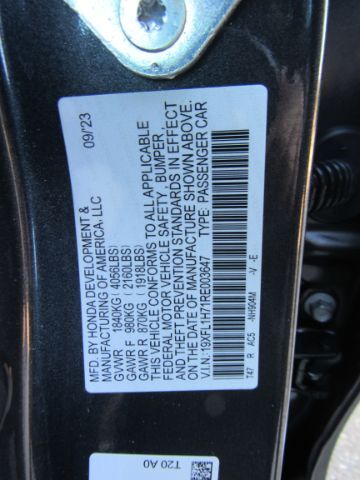 2024 Honda Civic Hatchback EX-L Plano TX