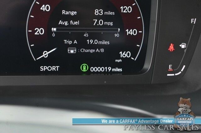 2024 Honda Civic Hatchback Sport Touring / Auto Start / Power & Heated Leather Seats / Sunroof / Navigation / Adaptive Cruise / Lane Depart & Blind Spot Alert / Apple CarPlay & Android Auto / Back Up Camera / 37 MPG / Only 19 Miles / 1-Owner Anchorage AK
