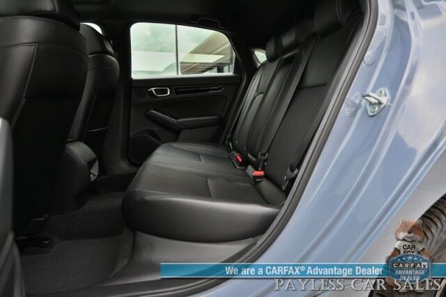 2024 Honda Civic Hatchback Sport Touring / Auto Start / Power & Heated Leather Seats / Sunroof / Navigation / Adaptive Cruise / Lane Depart & Blind Spot Alert / Apple CarPlay & Android Auto / Back Up Camera / 37 MPG / Only 19 Miles / 1-Owner Anchorage AK