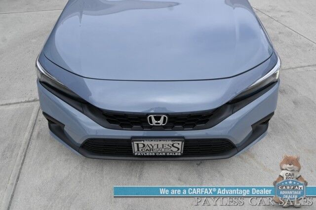 2024 Honda Civic Hatchback Sport Touring / Auto Start / Power & Heated Leather Seats / Sunroof / Navigation / Adaptive Cruise / Lane Depart & Blind Spot Alert / Apple CarPlay & Android Auto / Back Up Camera / 37 MPG / Only 19 Miles / 1-Owner Anchorage AK