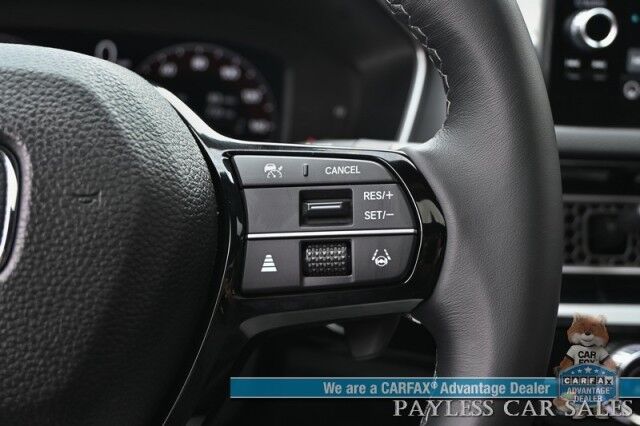 2024 Honda Civic Hatchback Sport Touring / Auto Start / Power & Heated Leather Seats / Sunroof / Navigation / Adaptive Cruise / Lane Depart & Blind Spot Alert / Apple CarPlay & Android Auto / Back Up Camera / 37 MPG / Only 19 Miles / 1-Owner Anchorage AK