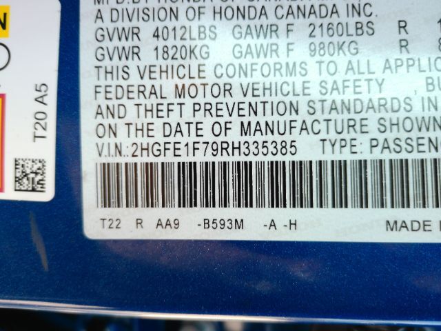 2024 Honda Civic Sedan EX Plano TX