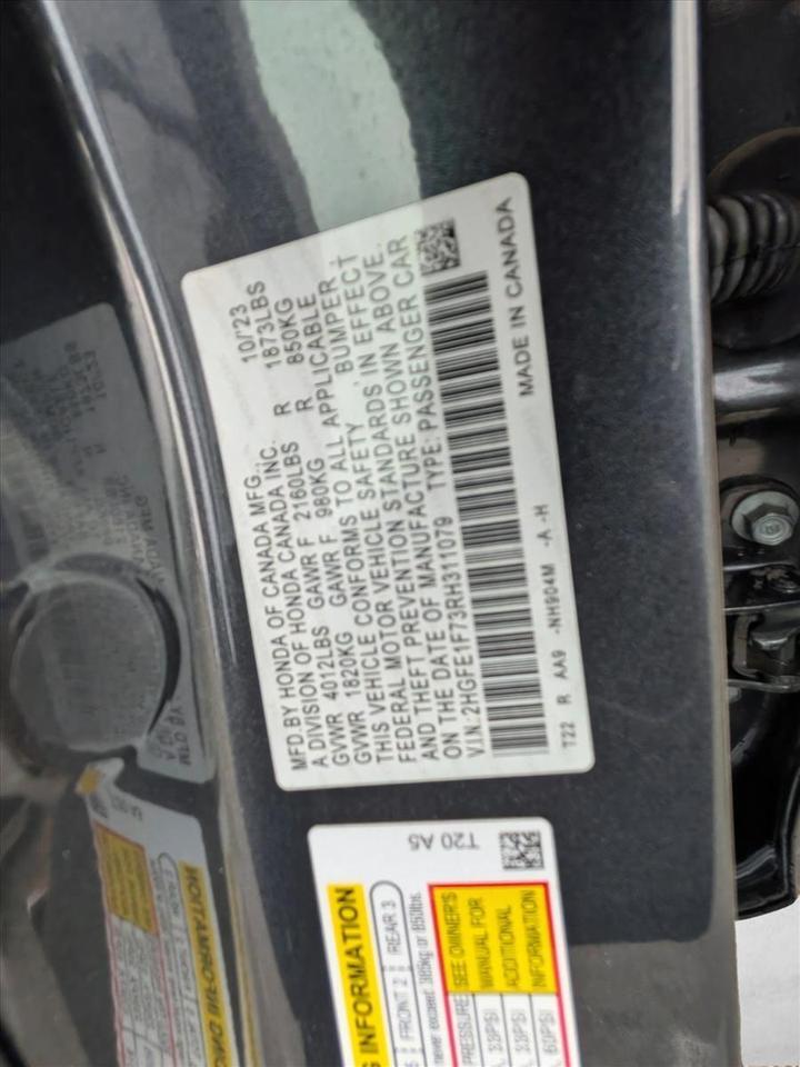 2024 Honda Civic Sedan EX Roseville CA
