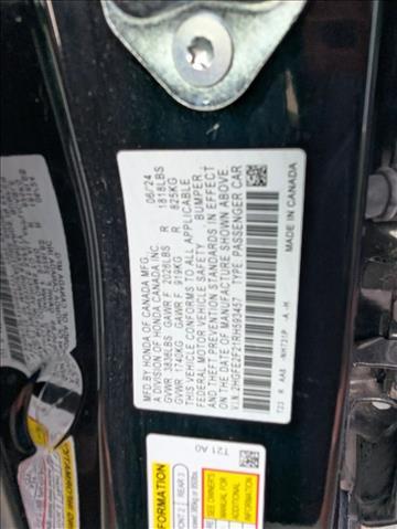 2024 Honda Civic Sedan LX Roseville CA