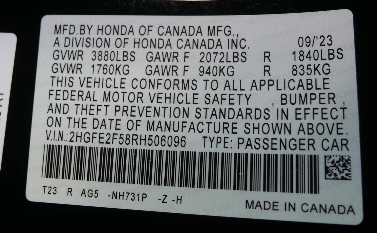 2024 Honda Civic Sedan Sport San Juan TX