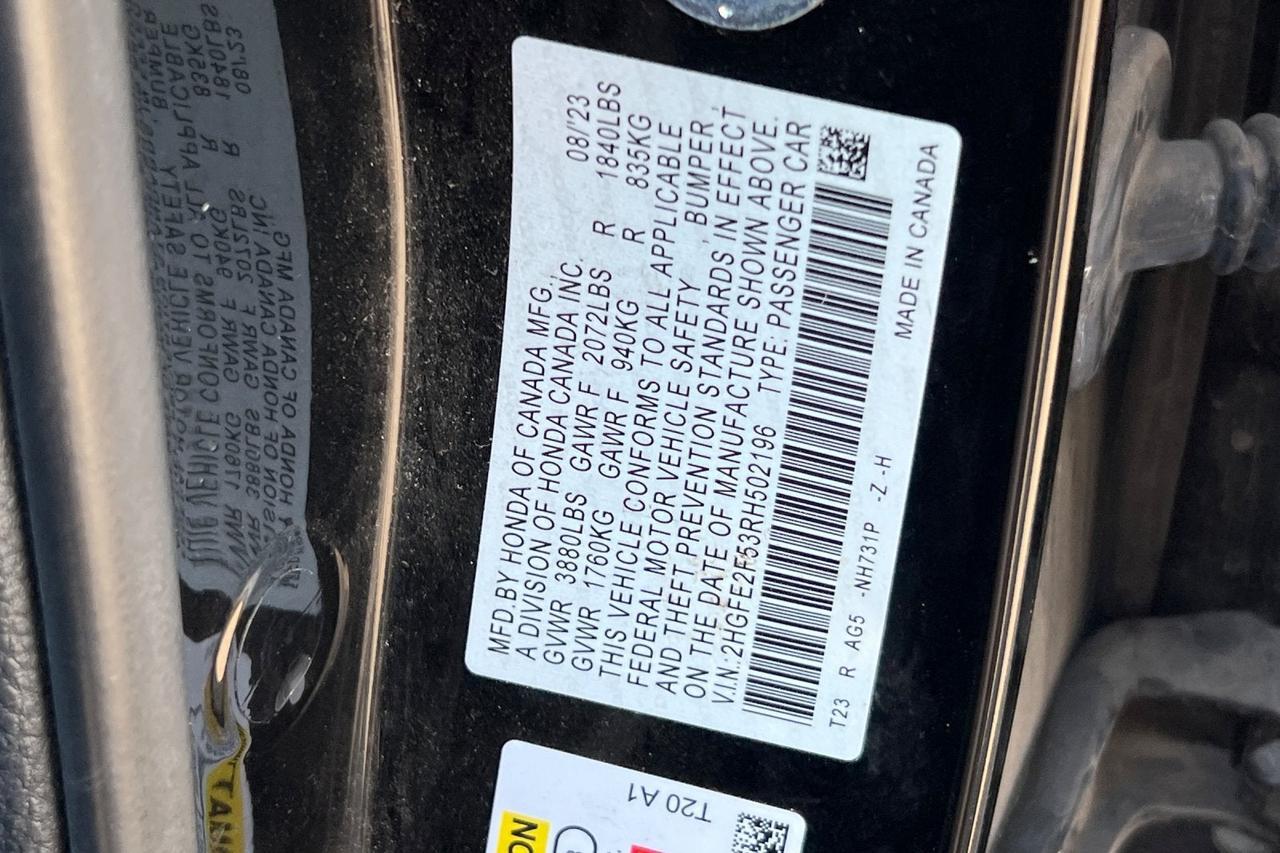 2024 Honda Civic Sport Roseville CA