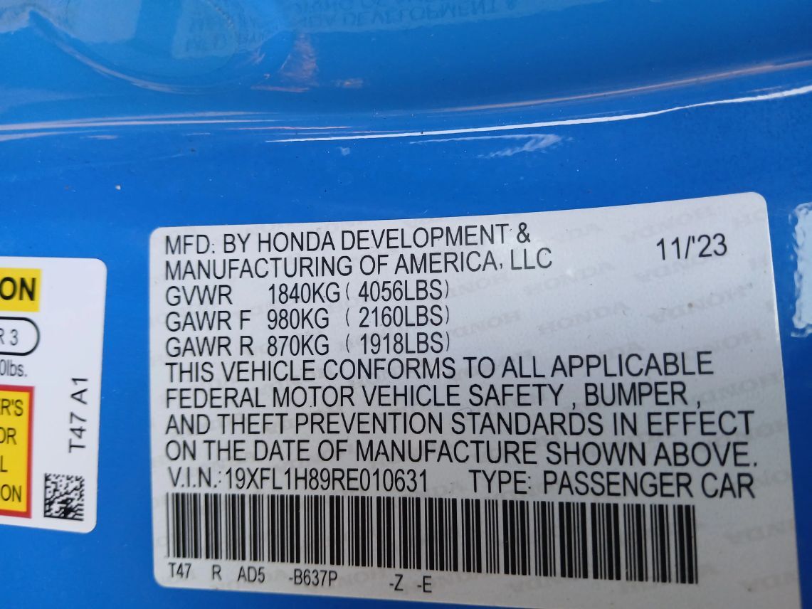 2024 Honda Civic Sport Touring Hatchback 4D Maitland FL