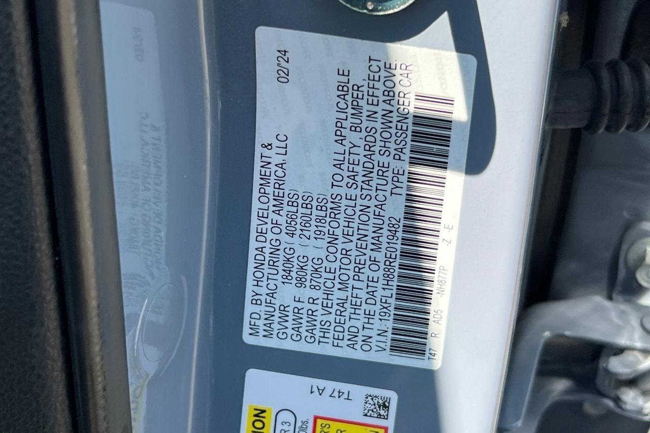 2024 Honda Civic Sport Touring Roseville CA