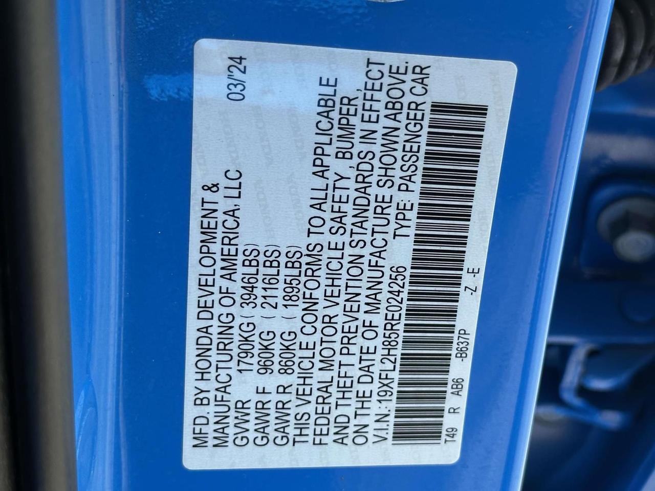 2024 Honda Civic Sport Alexandria VA