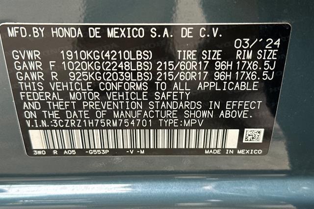 2024 Honda HR-V EX-L Oakland CA