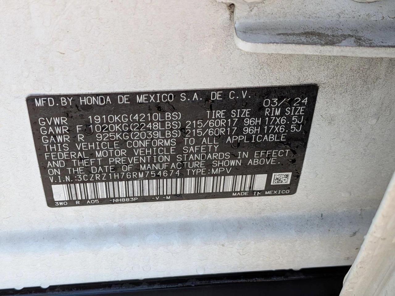 2024 Honda HR-V EX-L Roseville CA